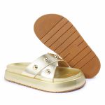 Sandalia Papete Sola Alta Katia Dourado