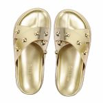 Sandalia Papete Sola Alta Katia Dourado