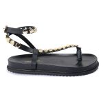 Sandalia Papete Sola Baixa Rebeca Preto