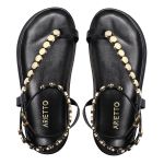 Sandalia Papete Sola Baixa Rebeca Preto