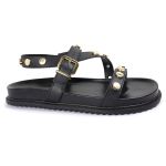 Sandalia Papete Sola Baixa Mariana Preto