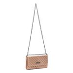 Bolsa Feminina Clutch Stela Metalizada Dourada