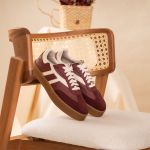 Tênis Liz em Couro e Camurça Bordô