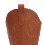 Bota Feminina Texana Cano Longo Bico Redondo Caramelo
