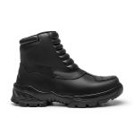 Bota Coturno Em Couro Militar Motociclista Nippon