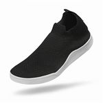 Tênis Meia Confortável Fitness Caminhada Esporte Airy Preto - LANDFEET