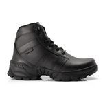 Bota Coturno Em Couro Militar Armata Asphalt - Preto