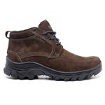 Bota Coturno Em Couro Militar Armata Bull - Café