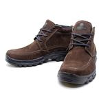 Bota Coturno Em Couro Militar Armata Bull - Café