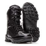 Bota Coturno em couro Militar Armata Kansetsu - Preto Liso 