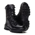 Bota Coturno Em Couro Militar Phanton Hi Com Zíper