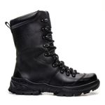 Bota Coturno Em Couro Militar Phanton Hi Com Zíper