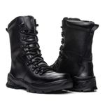 Bota Coturno Em Couro Militar Phanton Hi Com Zíper