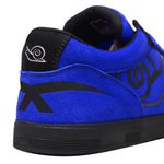 Tênis Skate Embarcadero Low Preto e Azul Royal - Landfeet 