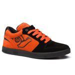 Tênis Skate Embarcadero Low Preto e Laranja - Landfeet 