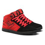 Tênis Skate Embarcadero X Preto e Vermelho - Landfeet 