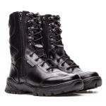 Bota Coturno Em Couro Militar Armata Ippon - Preto 