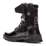 Bota Coturno em couro Militar Armata Kaiten - Preto Liso 