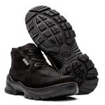 Bota Coturno Em Couro Militar Armata Bull - Preto