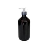 Frasco Pet Âmbar 500ml Válvula Pump R:28 Cor:Incolor