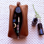 Necessaire Pettit Travel Caramelo dōTERRA Para 10 Frascos De 5ml