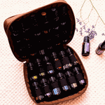 Estojo Confort Caramelo dōTERRA Para 24 Frascos De 05 E 15ml E Roll-ons De 10ml 