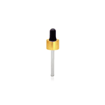 Tampa Conta-Gotas Para Frasco de 20ml Kit c/5 - Dourado