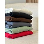 Kit 3 Blusas Caneladas Manga Longa Bianca