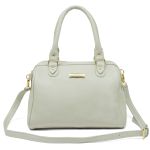 Bolsa Em Couro Legítimo Arredare 8600 Off white