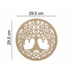 Mandala Arvore Vida MDF CRU