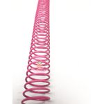 ESPIRAL DE AÇO PARA FURO DE WIRE 3/4 " ( 19 MM) ROSA CHICLETE– 1 UNIDADE