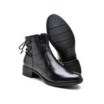 Bota Feminina Pixxie Em Couro Legítimo Preto