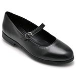 Sapato feminino Colege em couro legitimo Preto