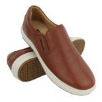 Sapatênis Masculino Iate 100% Couro Havana - Ref. 3102
