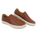Sapatênis Masculino Iate 100% Couro Havana - Ref. 3102