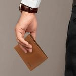 Carteira Masculina 100% Couro Whisky – Art Nobre Ref. 06 