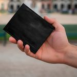 Carteira Masculina 100% Couro Preta – Art Nobre Ref. 06