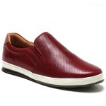 Sapatênis Masculino Iate 100% Couro Bordô - Ref. 3102