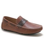 Sapato Mocassim Drive Masculino Havana 100% Couro - Ref. 3453