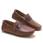 Sapato Mocassim Drive Masculino Havana 100% Couro - Ref. 3453