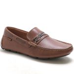 Sapato Mocassim Drive Masculino Havana 100% Couro - Ref. 3460
