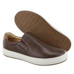 Sapatênis Masculino Iate 100% Couro Café - Ref. 3102