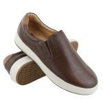 Sapatênis Masculino Iate 100% Couro Café - Ref. 3102