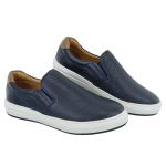 Sapatênis Masculino Iate 100% Couro Marinho - Ref. 3102