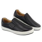 Sapatênis Masculino Iate 100% Couro Preto - Ref. 3102