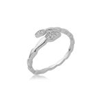 Anel Cobra com Detalhes Cravejados