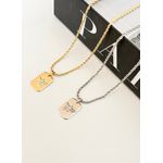 Colar Masculino Cordão Baiano e Espirito Santo 