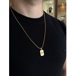 Colar Masculino Cordão Baiano e Espirito Santo 