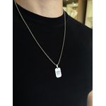 Colar Masculino Cordão Baiano e Espirito Santo 