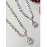 Colar Inteiro Cravejado com Cristais Naturais